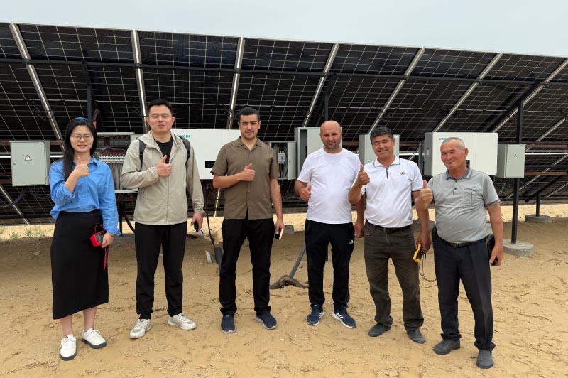 1MW Solar Power Plant Project in Nukus Cement Plant, Uzbekistan