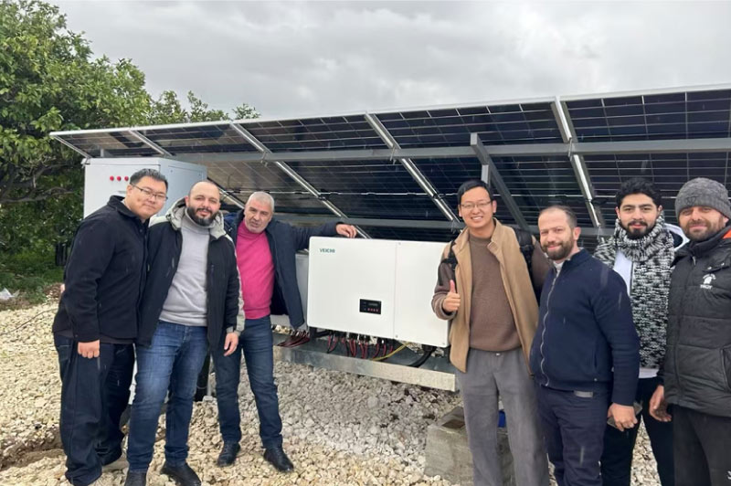 VST Series 100kW On-Grid Solar Project in Latakia, Syria